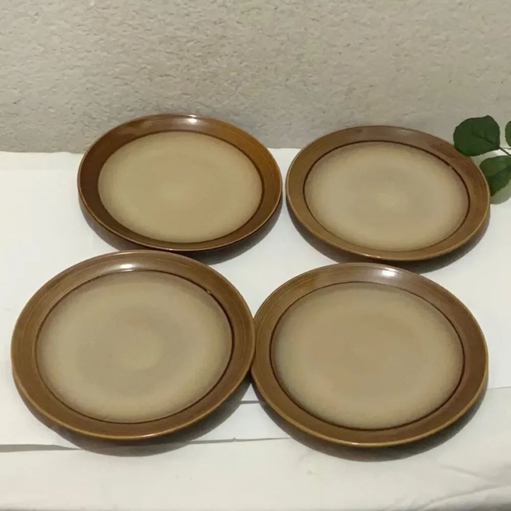Sango splash Roma Carmel salad plate 4815 set of 4 B6
